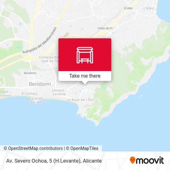 Av. Severo Ochoa, 5 (H.Levante) map