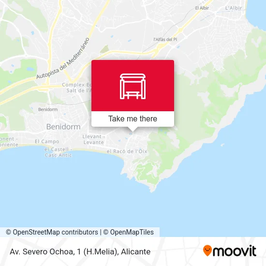 Av. Severo Ochoa, 1 (H.Melia) map
