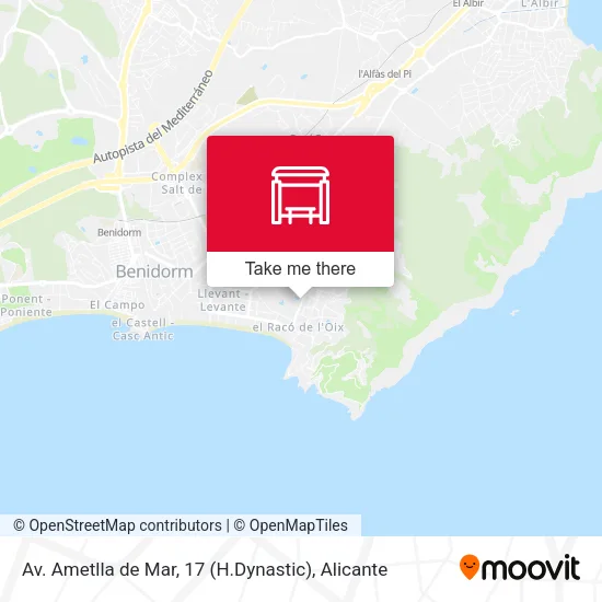 Av. Ametlla de Mar, 17 (H.Dynastic) map