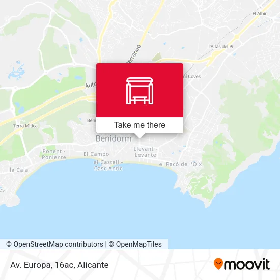 Av. Europa, 16ac map