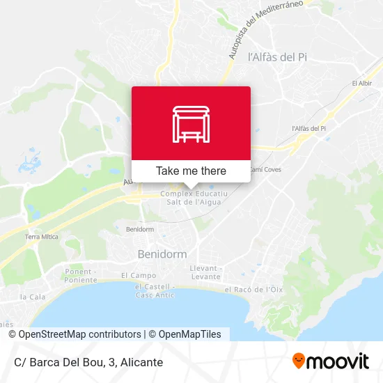 C/ Barca Del Bou, 3 map