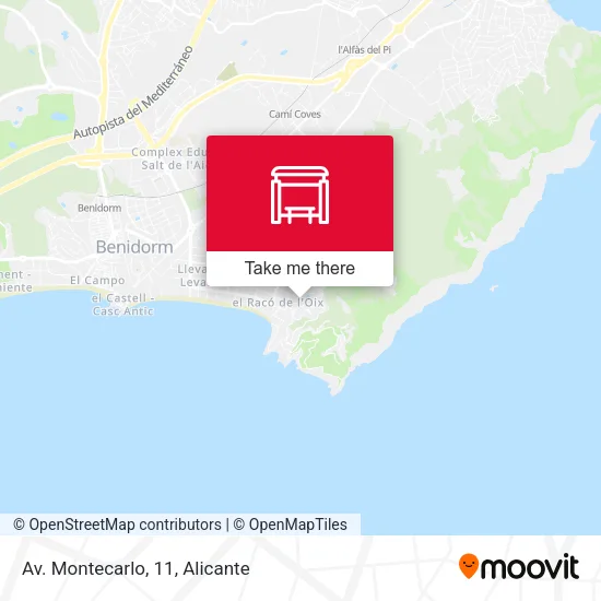 mapa Av. Montecarlo, 11