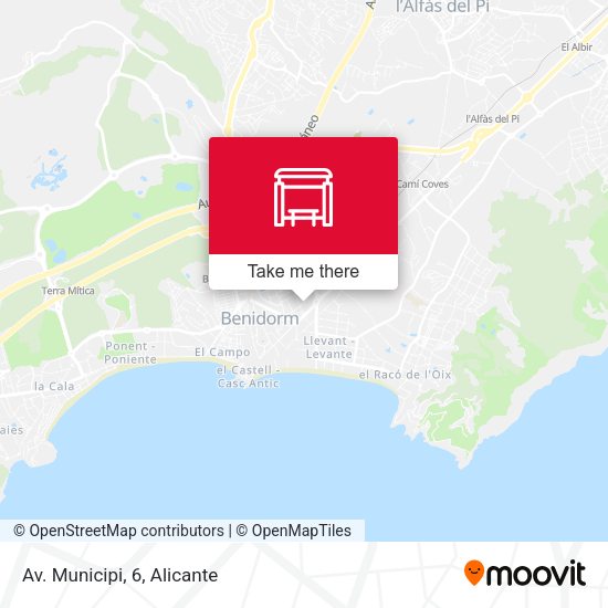 Av. Municipi, 6 map