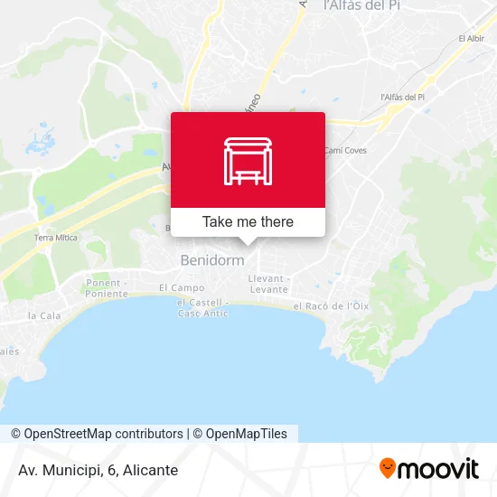 mapa Av. Municipi, 6