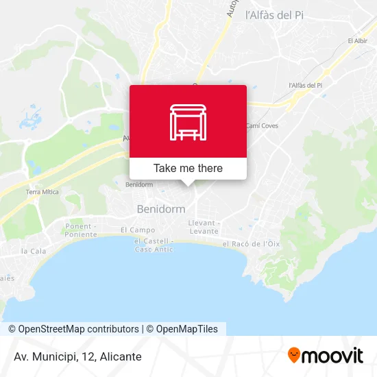 mapa Av. Municipi, 12