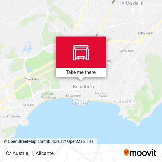 C/ Austria, 1 map