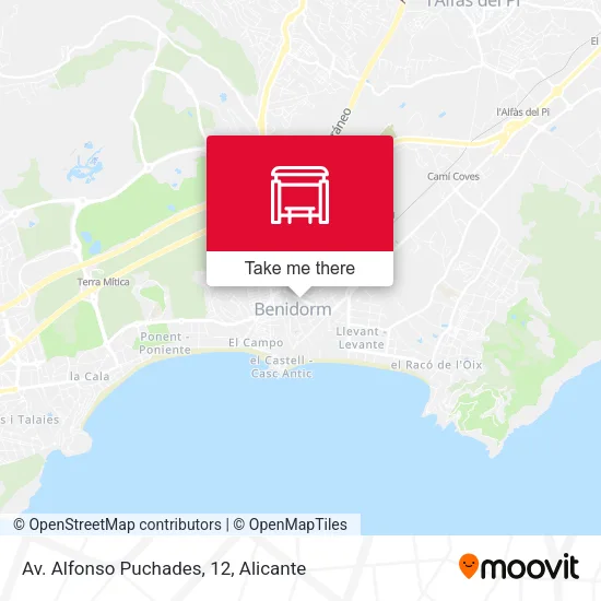 mapa Av. Alfonso Puchades, 12