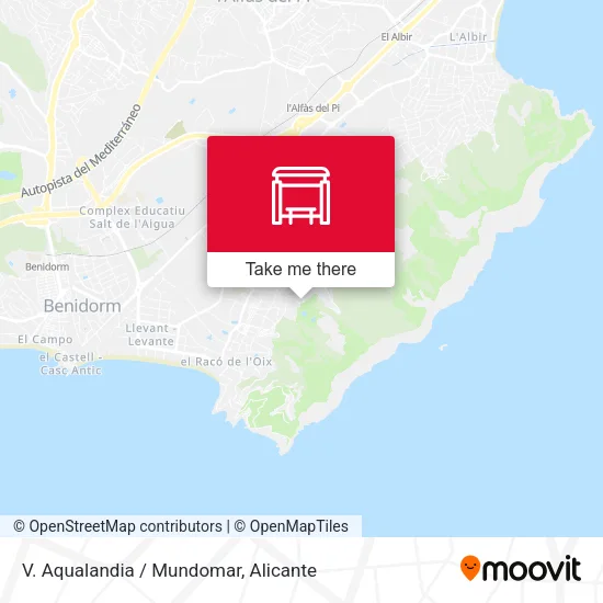 mapa V. Aqualandia / Mundomar