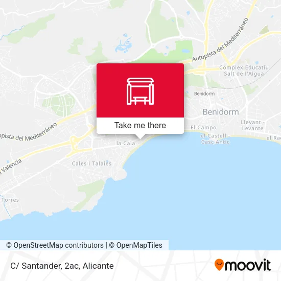 C/ Santander, 2ac map
