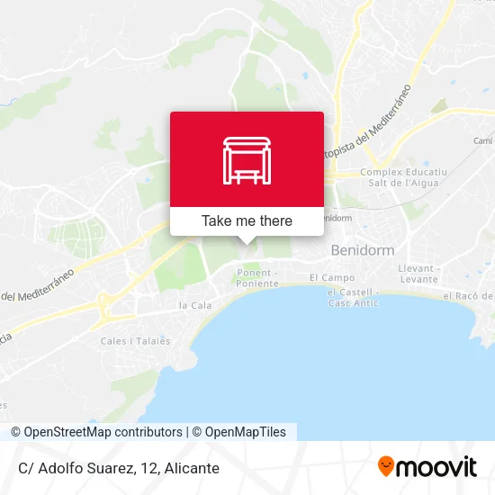 mapa C/ Adolfo Suarez, 12