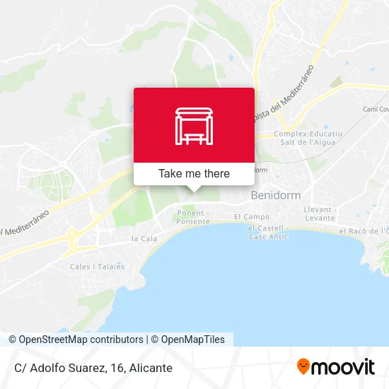 mapa C/ Adolfo Suarez, 16