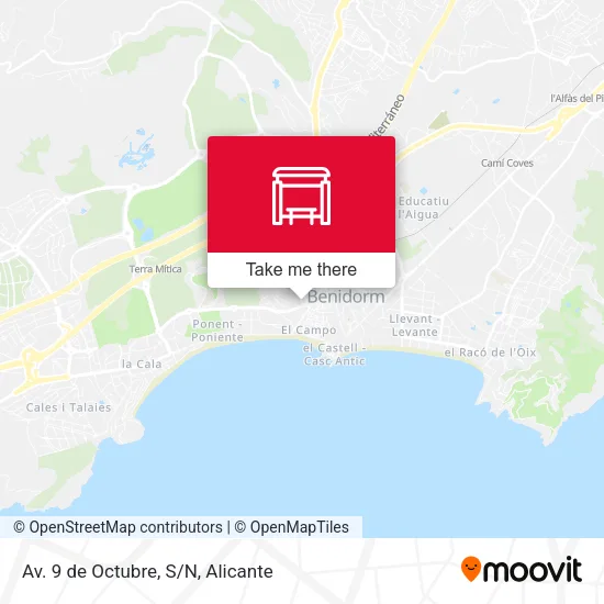 mapa Av. 9 de Octubre, S/N