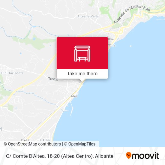 C/ Comte D'Altea, 18-20 (Altea Centro) map
