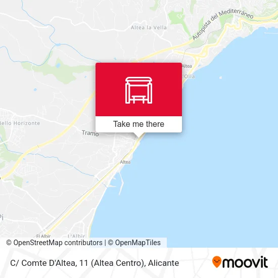 C/ Comte D'Altea, 11 (Altea Centro) map