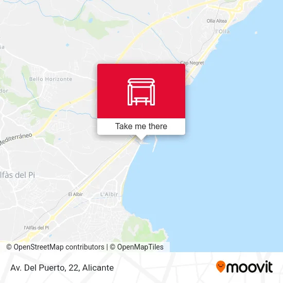 mapa Av. Del Puerto, 22