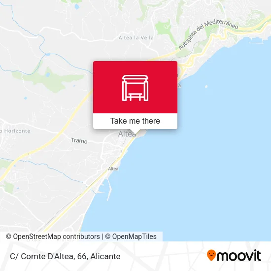 mapa C/ Comte D'Altea, 66