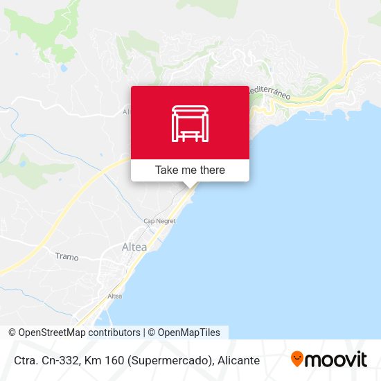 Ctra. Cn-332, Km 160 (Supermercado) map