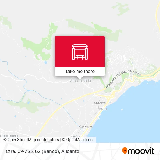 Ctra. Cv-755, 62 (Banco) map