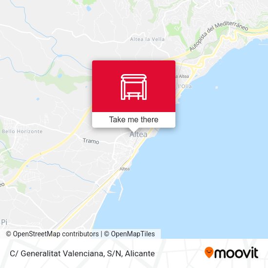 C/ Generalitat Valenciana, S/N map
