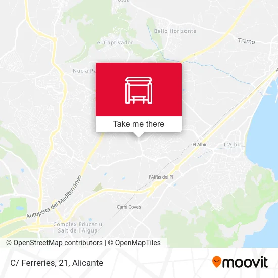 mapa C/ Ferreries, 21