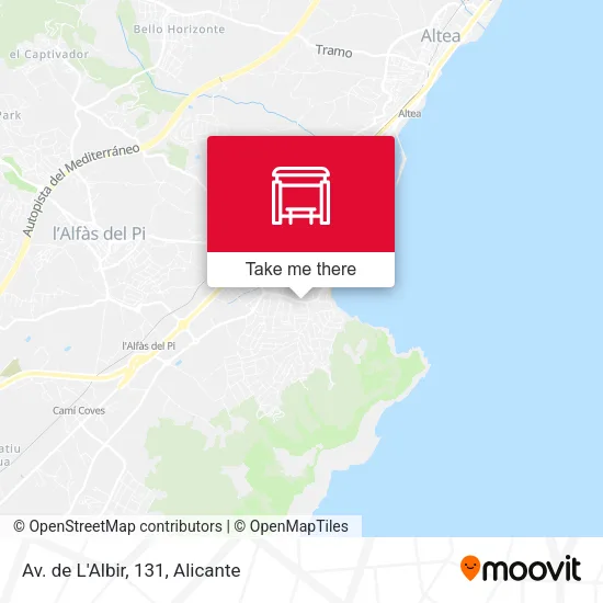Av. de L'Albir, 131 map