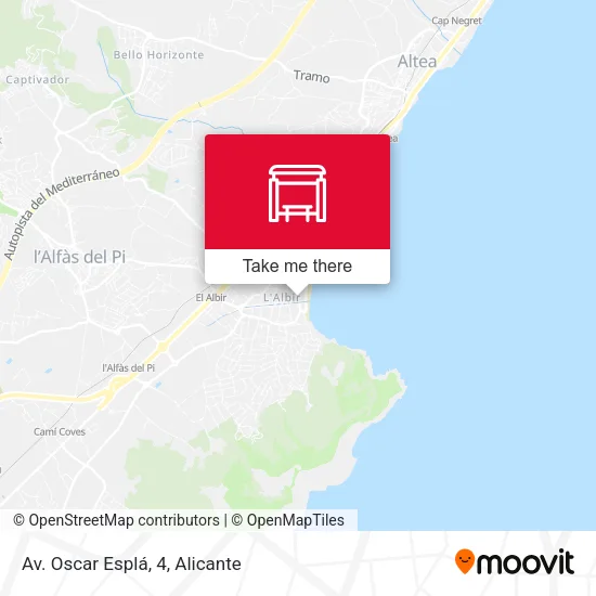 mapa Av. Oscar Esplá, 4