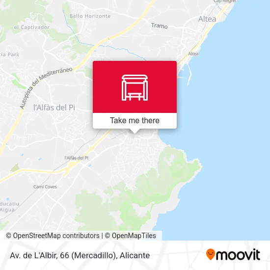 Av. de L'Albir, 66 (Mercadillo) map