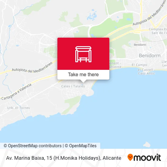 Av. Marina Baixa, 15 (H.Monika Holidays) map