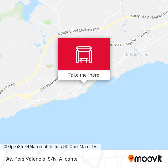 Av. País Valencià, S/N map