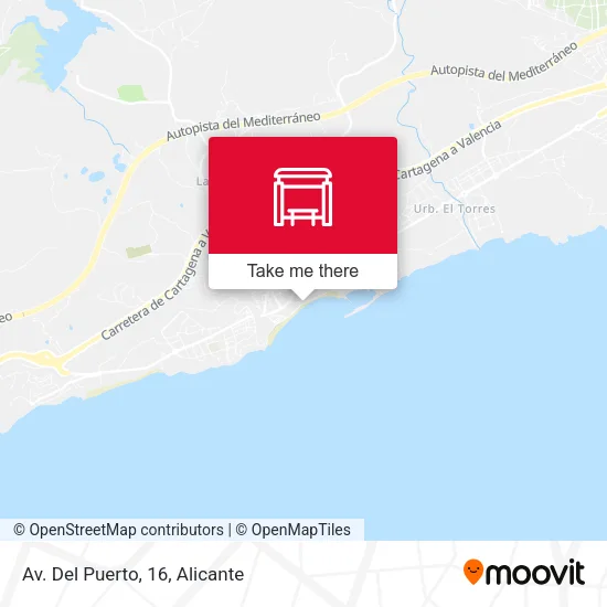 mapa Av. Del Puerto, 16