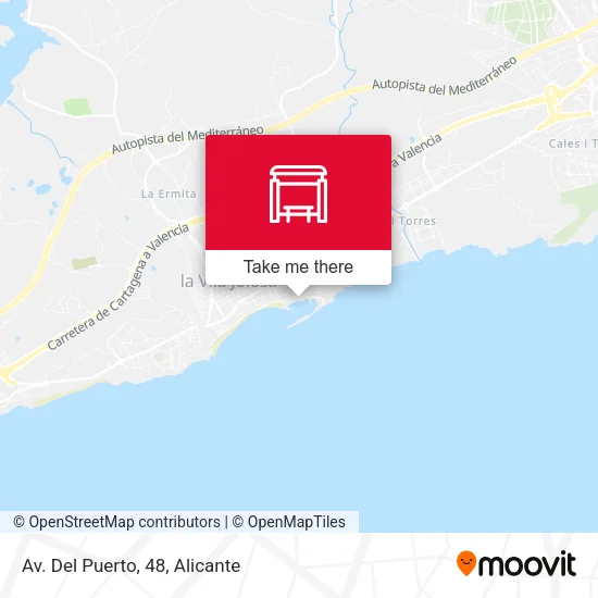 mapa Av. Del Puerto, 48