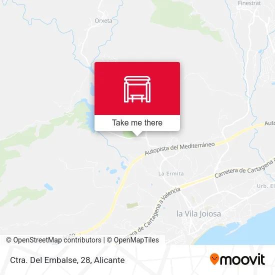 mapa Ctra. Del Embalse, 28