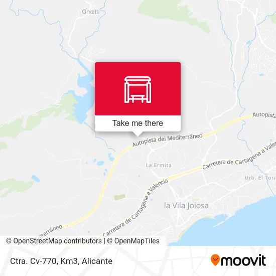 Ctra. Cv-770, Km3 map
