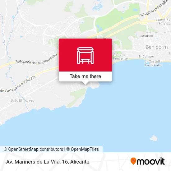 Av. Mariners de La Vila, 16 map