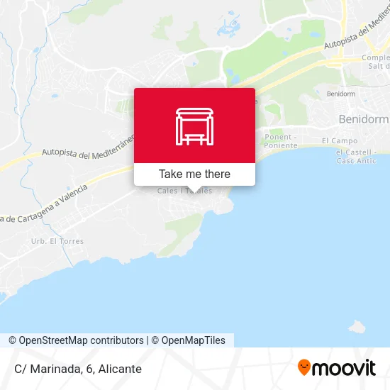 mapa C/ Marinada, 6