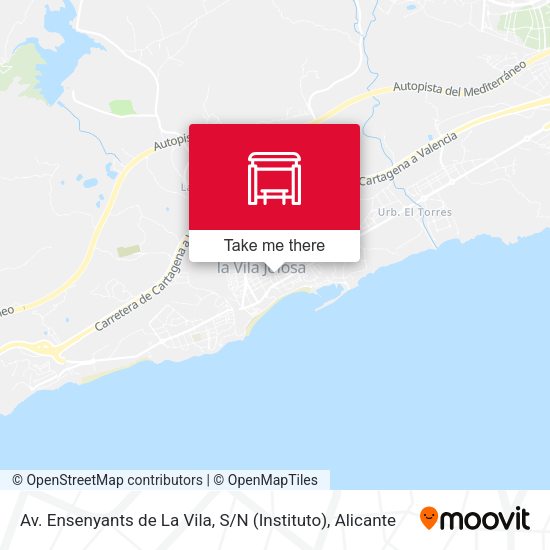 Av. Ensenyants de La Vila, S / N (Instituto) map
