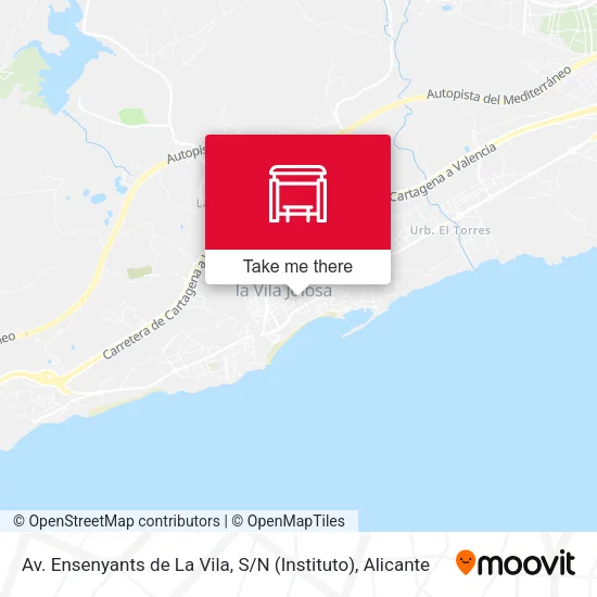 Av. Ensenyants de La Vila, S / N (Instituto) map