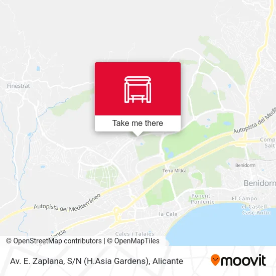 Av. E. Zaplana, S / N (H.Asia Gardens) map