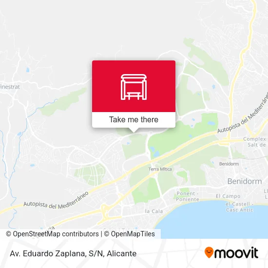 mapa Av. Eduardo Zaplana, S/N