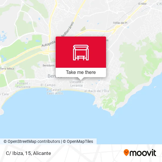 C/ Ibiza, 15 map