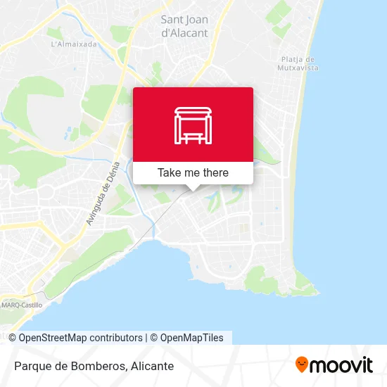 Parque de Bomberos map