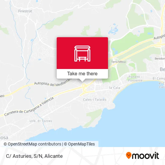 C/ Asturies, S/N map