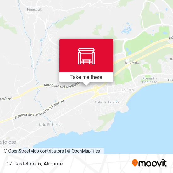 mapa C/ Castellón, 6