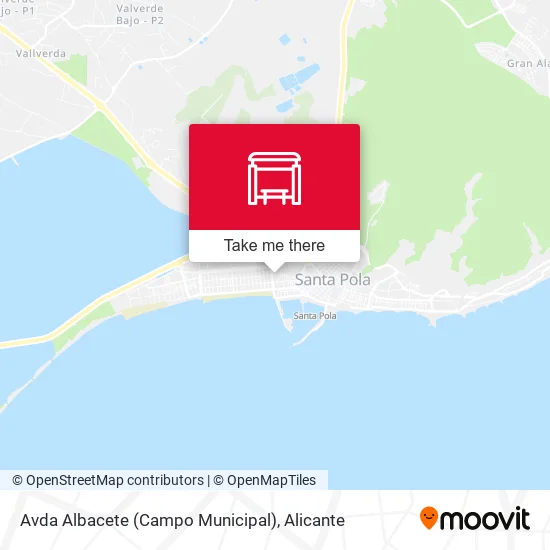 Avda Albacete (Campo Municipal) map