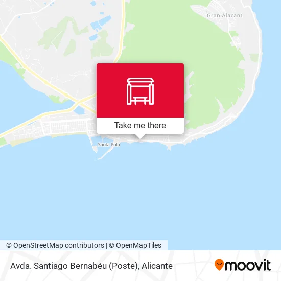 Avda. Santiago Bernabéu (Poste) map