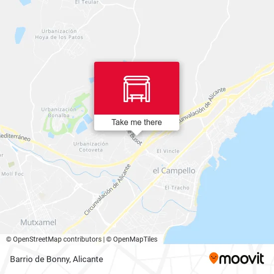 Barrio de Bonny map