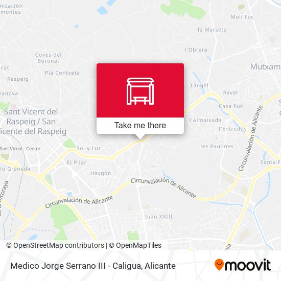 Medico Jorge Serrano III - Caligua map