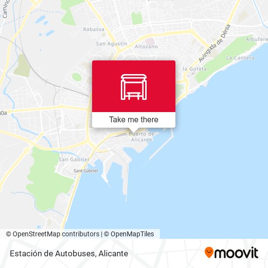 Estación de Autobuses map