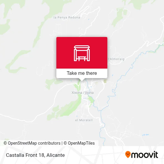 Castalla Front 18 map