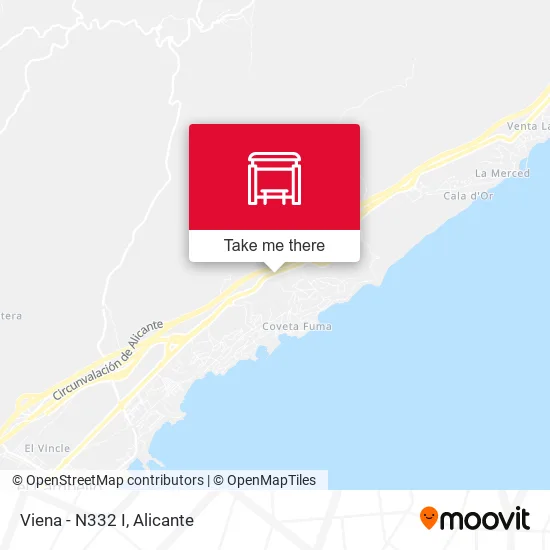 Viena - N332 I map